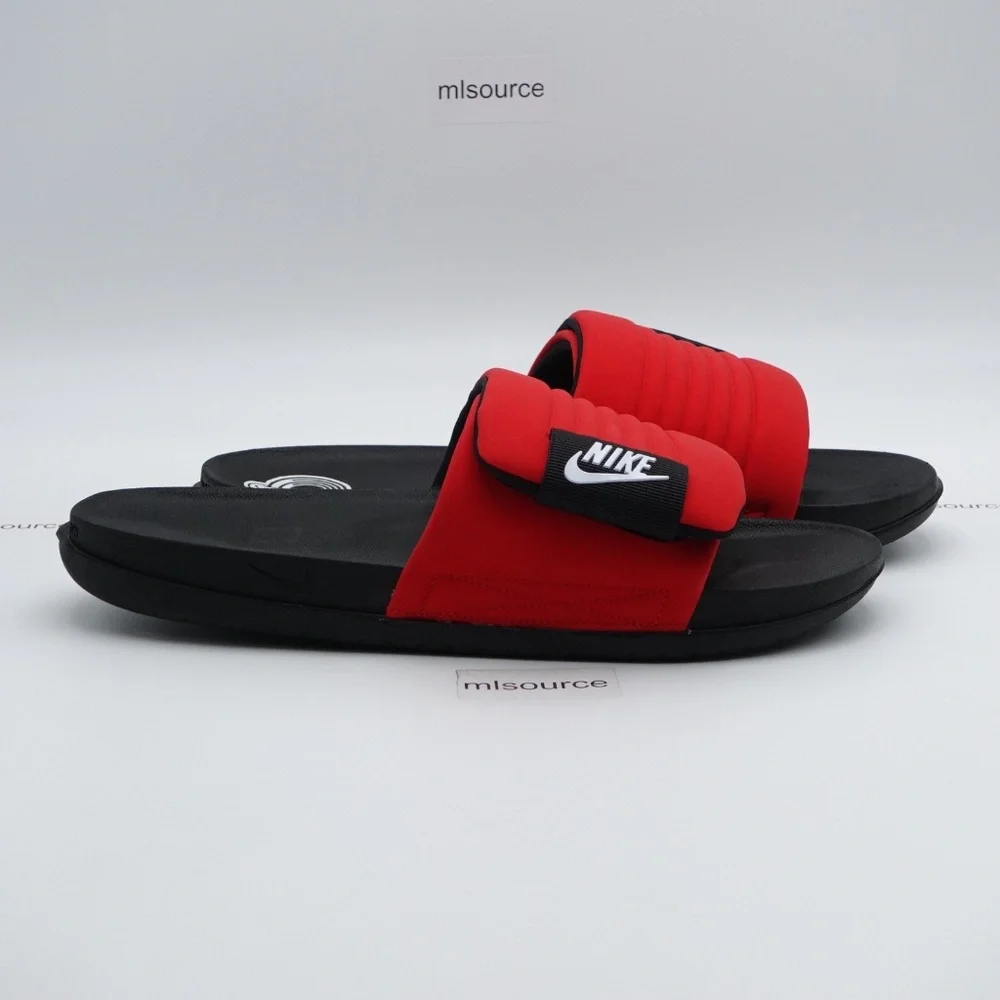 SLD NEW Size 13 Men's Nike Offcourt Adjust Slide Sandals DQ9624-600 Red
